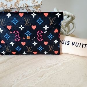 SOLD!! Louis vuitton game on kirigami envelope bag